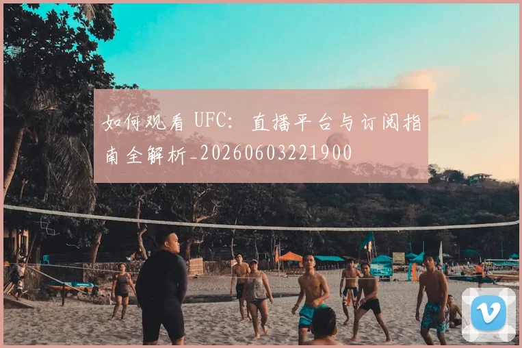 如何观看 UFC:直播平台与订阅指南全解析_20260603221900