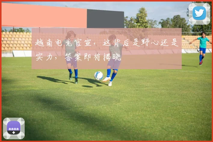 越南电竞官宣,这背后是野心还是实力,答案即将揭晓
